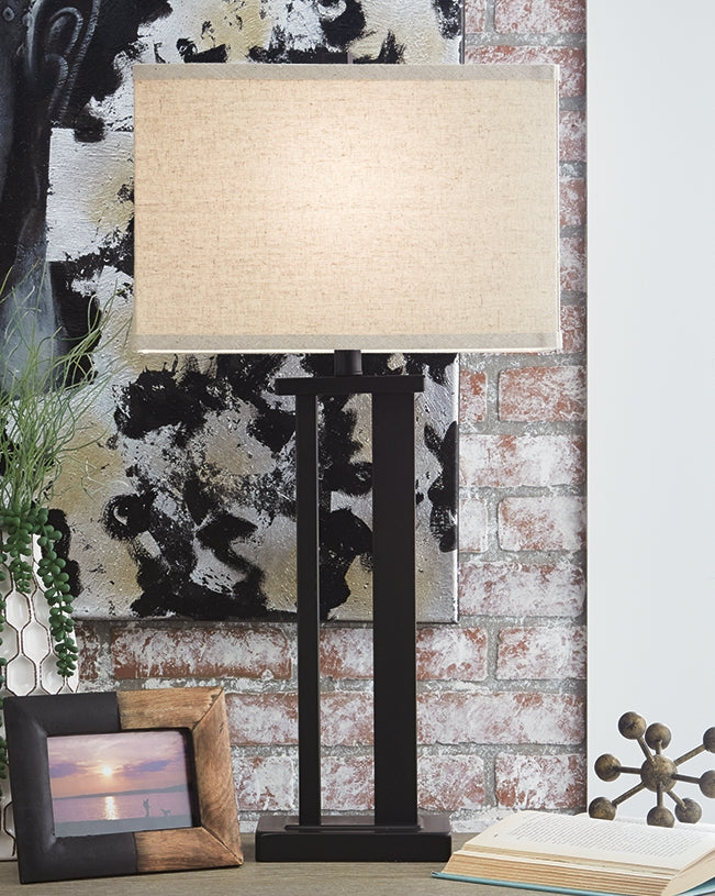 Best Deals Furniture - Ashley Furniture - Aniela Table Lamp (Set of 2) - Metal Table Lamp (Set of 2) - L204074