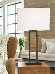 Best Deals Furniture - Ashley Furniture - Voslen Table Lamp (Set of 2) - Metal Table Lamp (Set of 2) - L204554