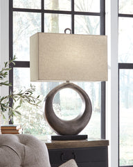 Best Deals Furniture - Ashley Furniture - Saria Table Lamp - Metal Table Lamp (1/CN) - L207394