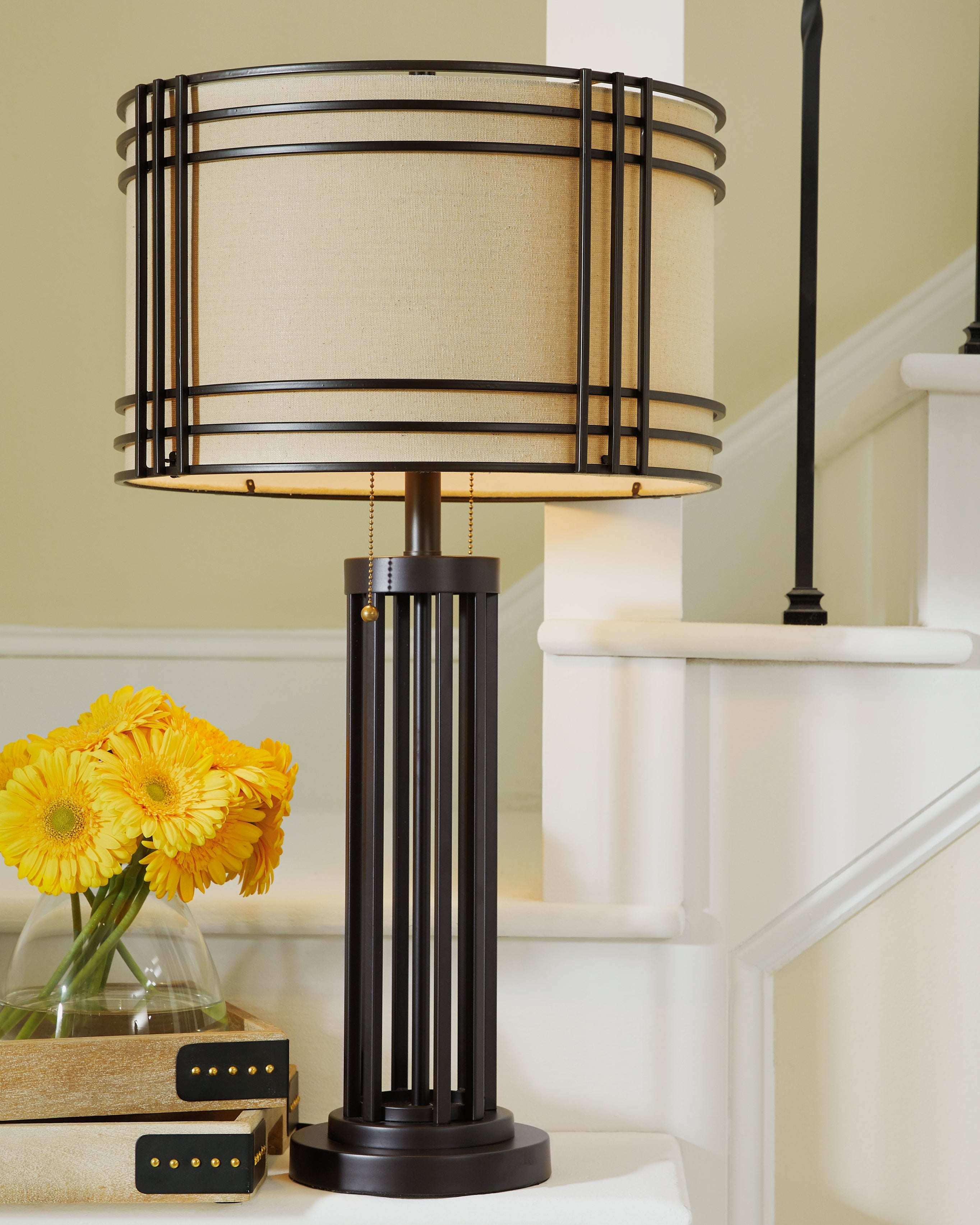 Best Deals Furniture - Ashley Furniture - Hanswell Table Lamp (Set of 2) - Table Lamp (Set of 2) - L208294X2