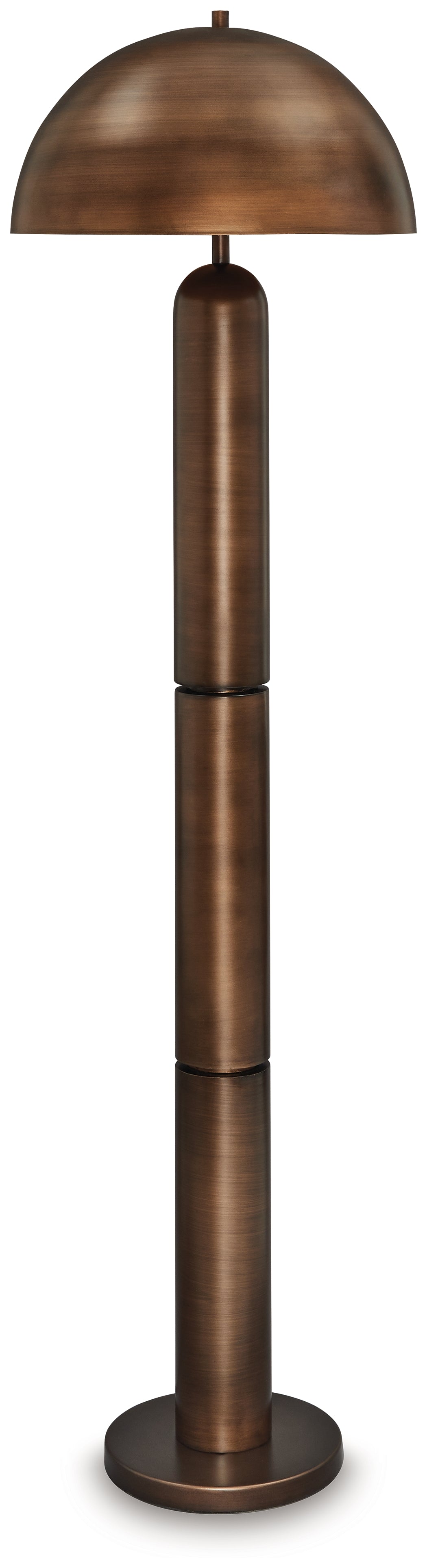Best Deals Furniture - Ashley Furniture - Wendfield Floor Lamp - Metal Floor Lamp (1/CN) / Antique Copper Finish - L208431