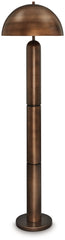 Best Deals Furniture - Ashley Furniture - Wendfield Floor Lamp - Metal Floor Lamp (1/CN) / Antique Copper Finish - L208431