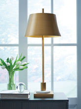 Best Deals Furniture - Ashley Furniture - Fritzburn Table Lamp - Metal Table Lamp (1/CN) - L208444