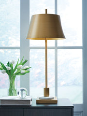Best Deals Furniture - Ashley Furniture - Fritzburn Table Lamp - Metal Table Lamp (1/CN) - L208444