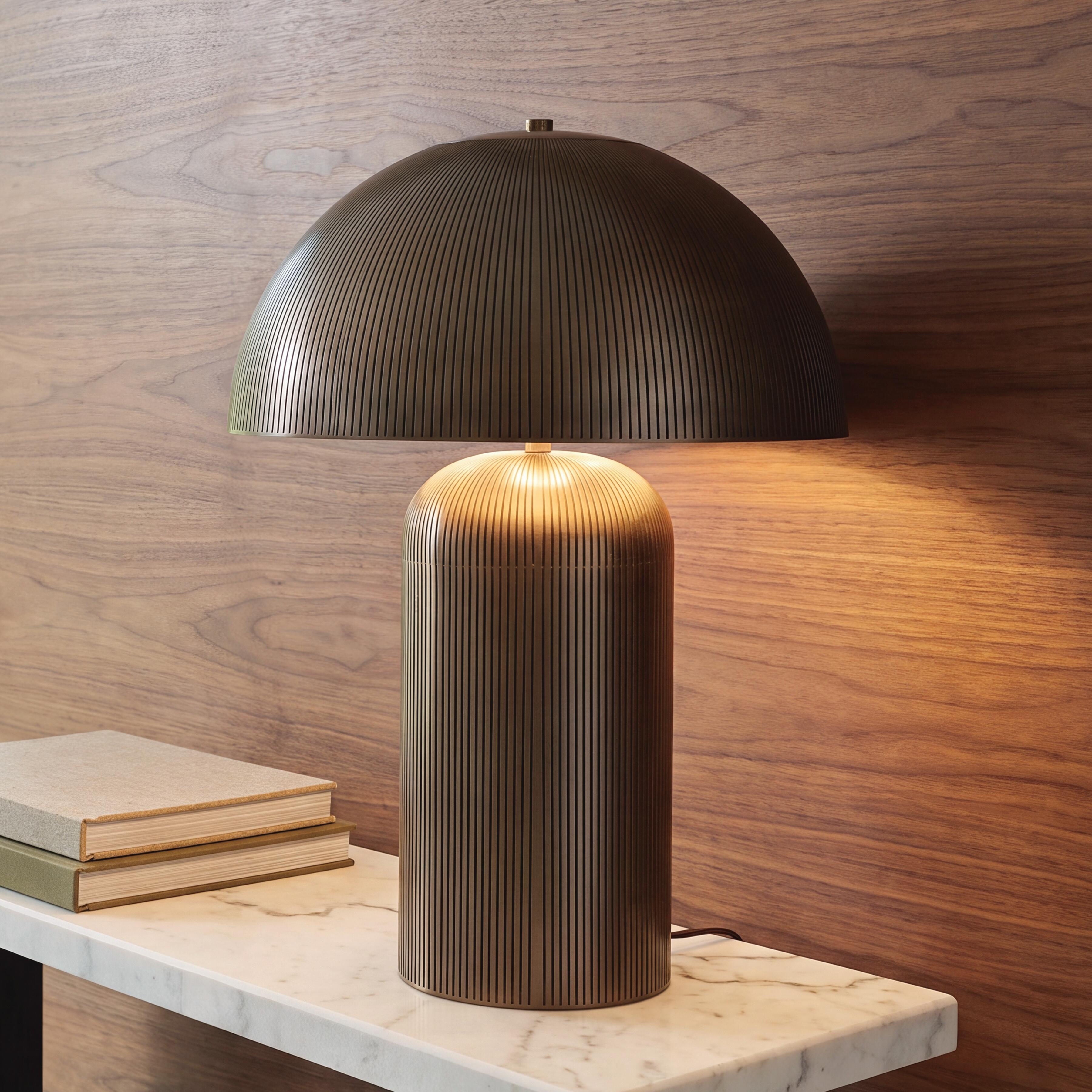 Best Deals Furniture - Ashley Furniture - Dorriham Table Lamp - Metal Table Lamp (1/CN) - L208554