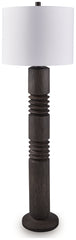 Best Deals Furniture - Ashley Furniture - Fainwell Floor Lamp - Poly Floor Lamp (1/CN) / Distressed Black - L235861