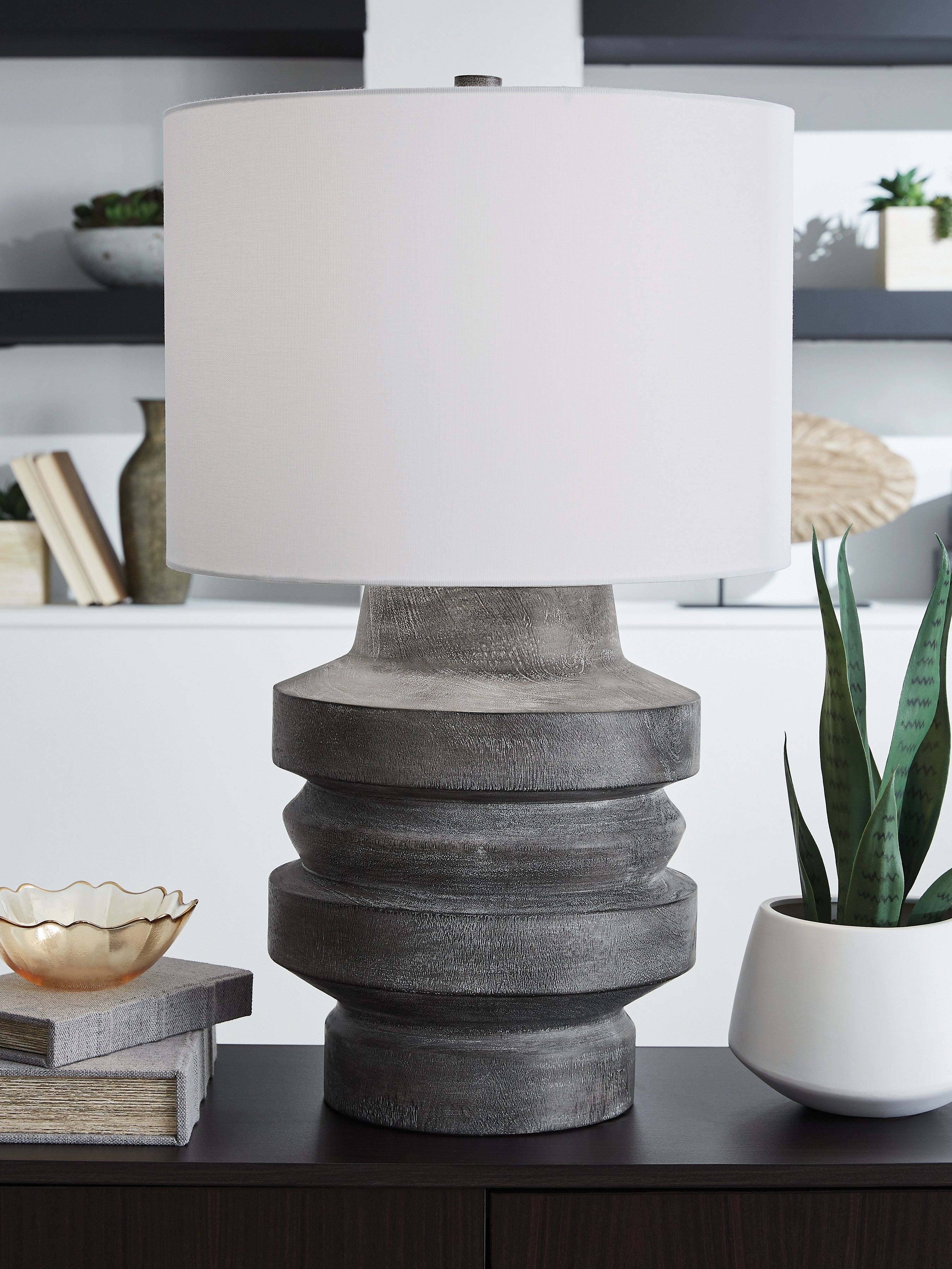Best Deals Furniture - Ashley Furniture - Wahida Table Lamp - Poly Table Lamp (1/CN) - L235914