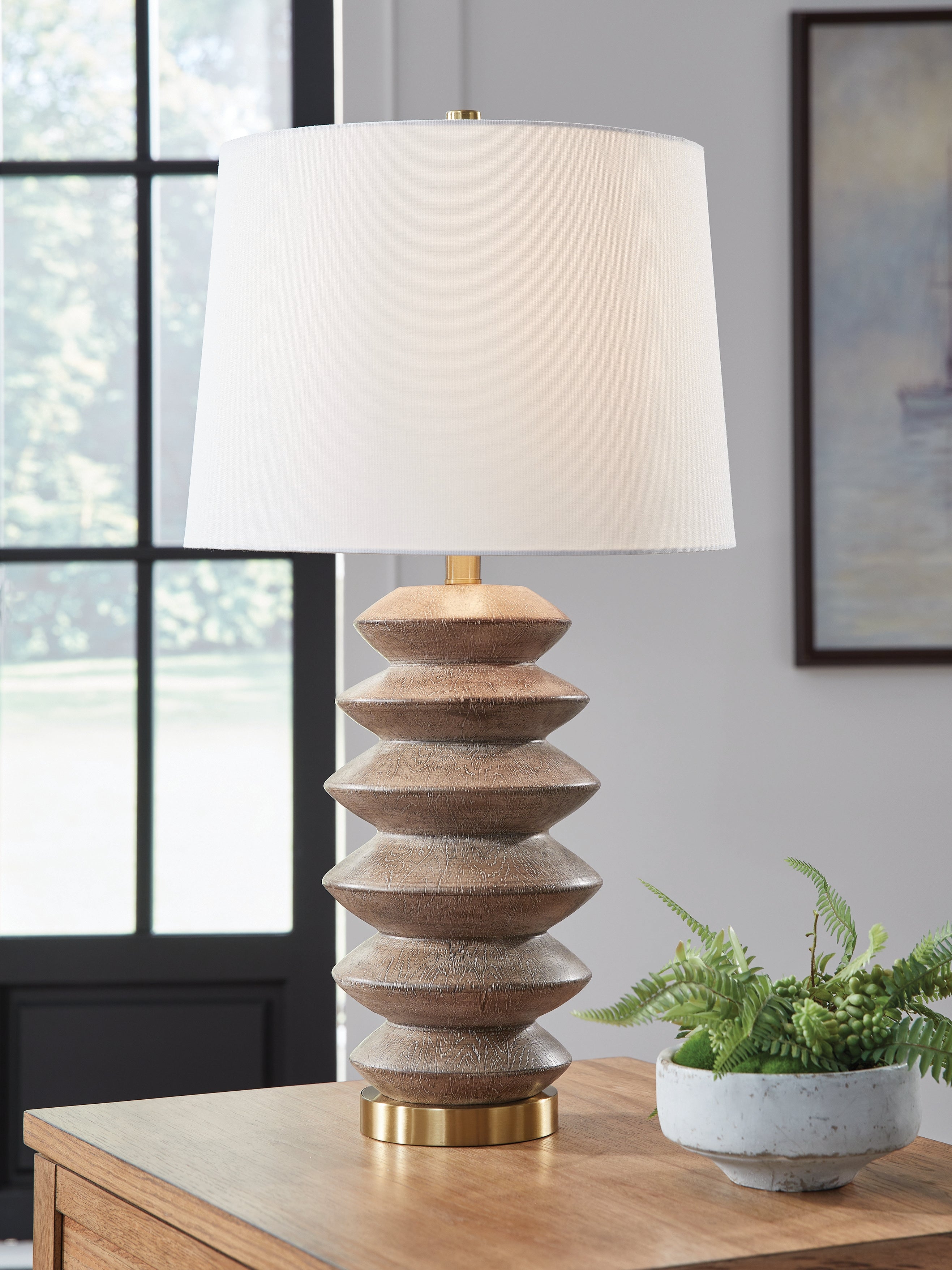 Best Deals Furniture - Ashley Furniture - Jyllyard Table Lamp - Poly Table Lamp (1/CN) - L235944