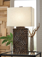 Best Deals Furniture - Ashley Furniture - Heathbury Table Lamp - Paper Table Lamp (1/CN) - L235964