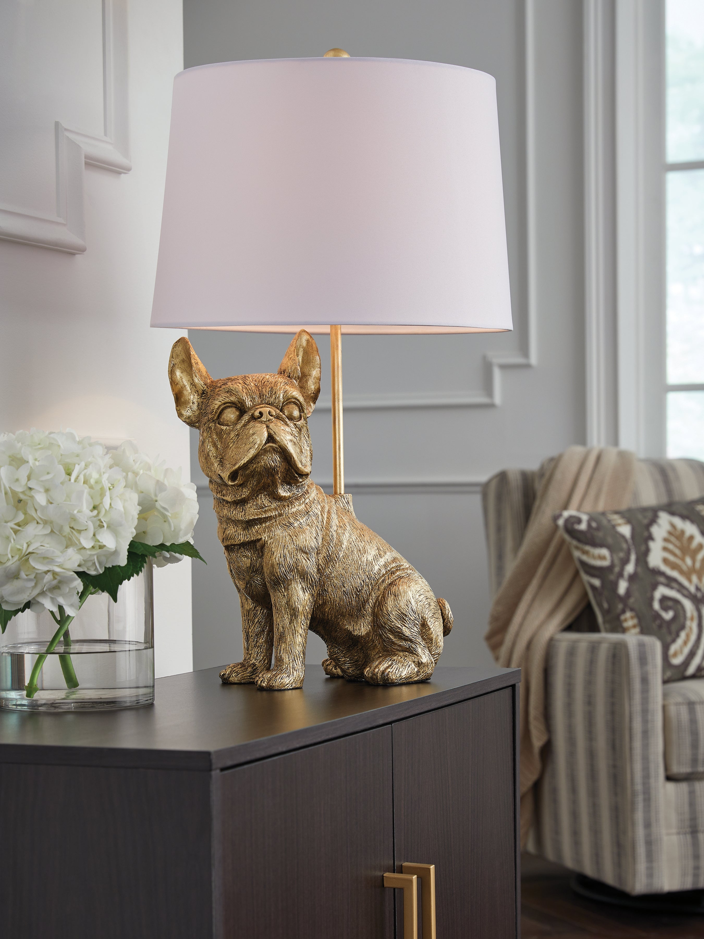 Best Deals Furniture - Ashley Furniture - Wadeland Table Lamp - Poly Table Lamp (1/CN) - L317054