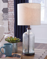 Best Deals Furniture - Ashley Furniture - Bandile Table Lamp - Glass Table Lamp (1/CN) - L430674