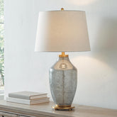 Best Deals Furniture - Ashley Furniture - Abbriel Table Lamp - Glass Table Lamp (1/CN) - L430974