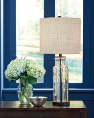 Best Deals Furniture - Ashley Furniture - Laurentia Table Lamp - Glass Table Lamp (1/CN) - L431414