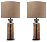 Best Deals Furniture - Ashley Furniture - Laurentia Table Lamp (Set of 2) - Table Lamp (Set of 2) - L431414X2