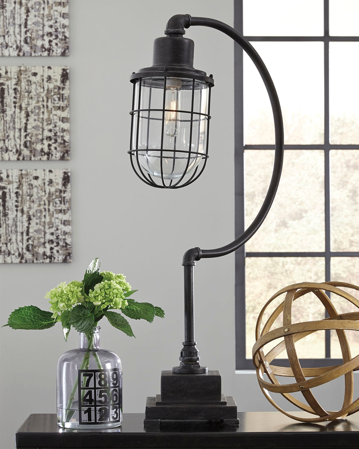 Best Deals Furniture - Ashley Furniture - Jae Desk Lamp - Metal Desk Lamp (1/CN) - L734232