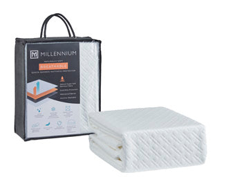 Best Deals Furniture - Ashley Furniture - Basic Protector Queen Mattress Protector (Set of 4) - QN Mattress Protector(4/CS) - M30803
