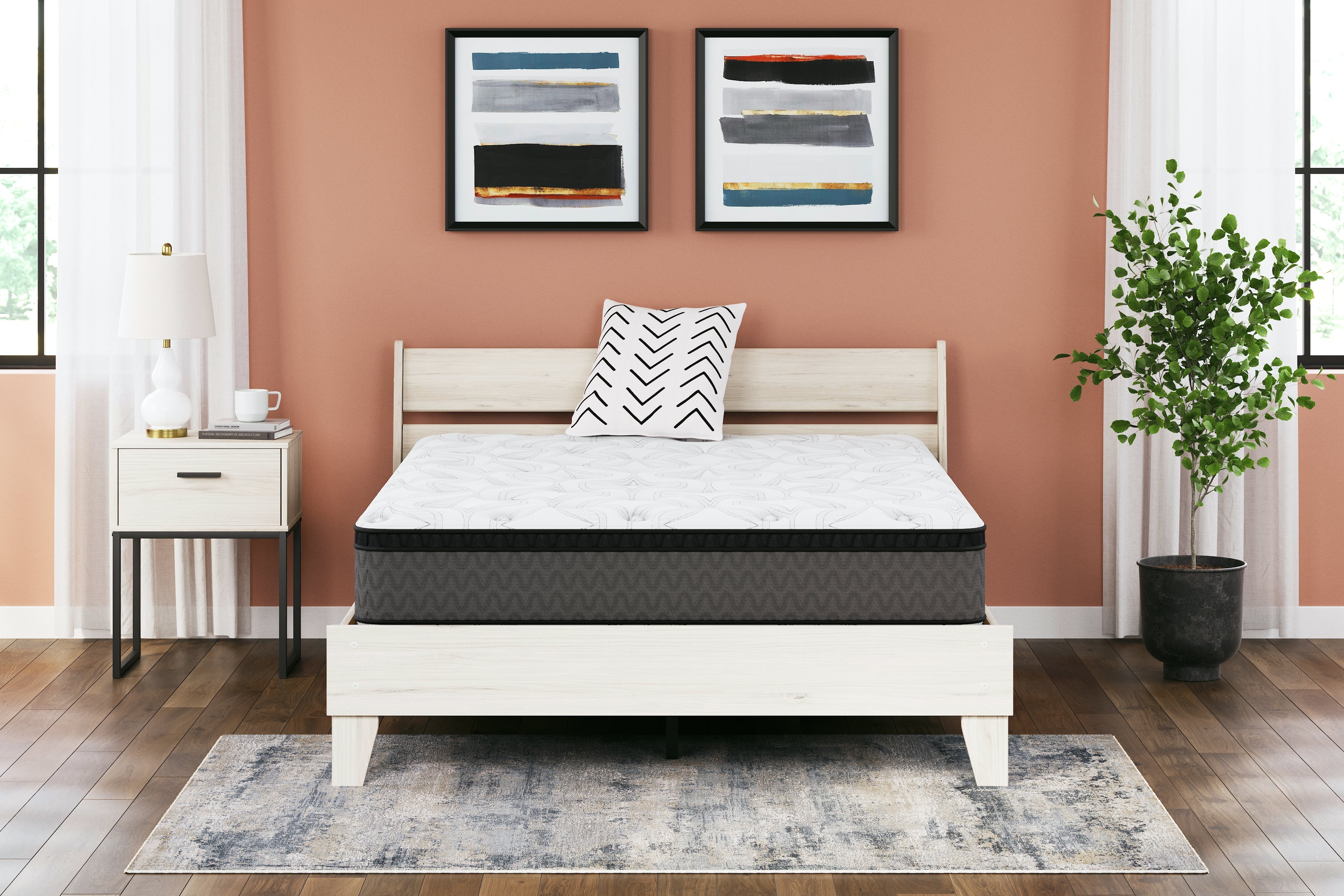 Best Deals Furniture - Ashley Furniture - 12 Inch Pocketed Hybrid Full Mattress - Full - M59021