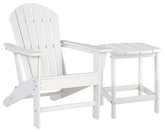 Best Deals Furniture - Ashley Furniture - Sundown Treasure Adirondack Chair with End Table - Adirondack Chair with End Table - P011P1