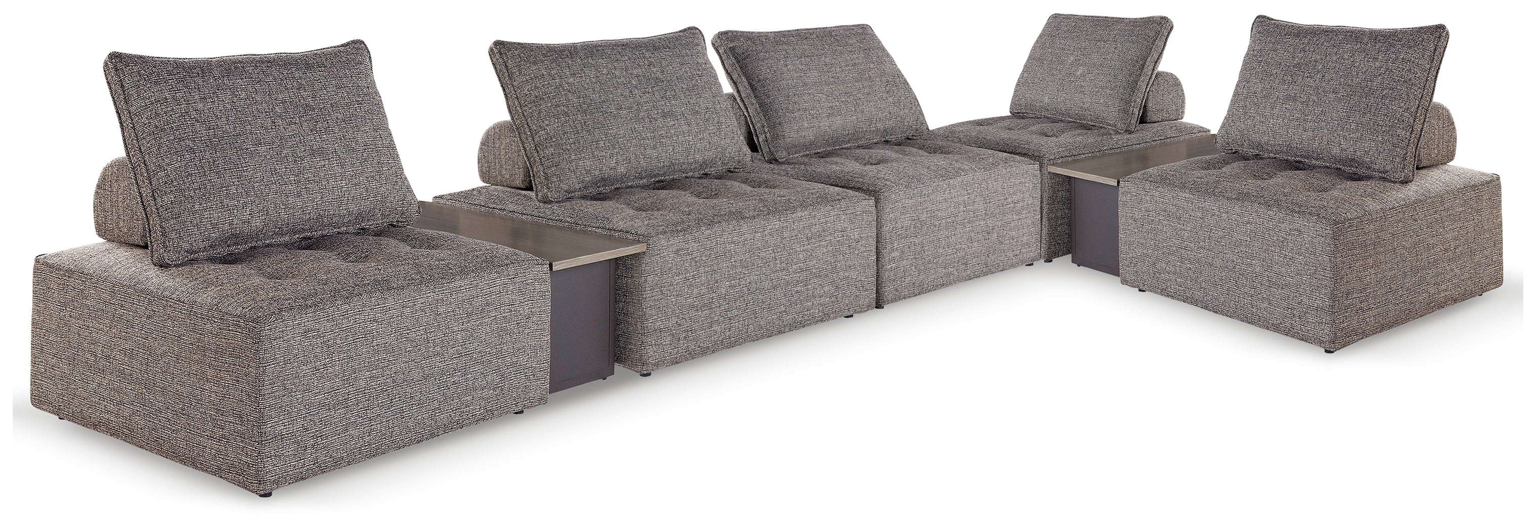 Best Deals Furniture - Ashley Furniture - Bree Zee 7-Piece Outdoor Modular Seating - 7-Piece Outdoor Modular Seating - P160P13