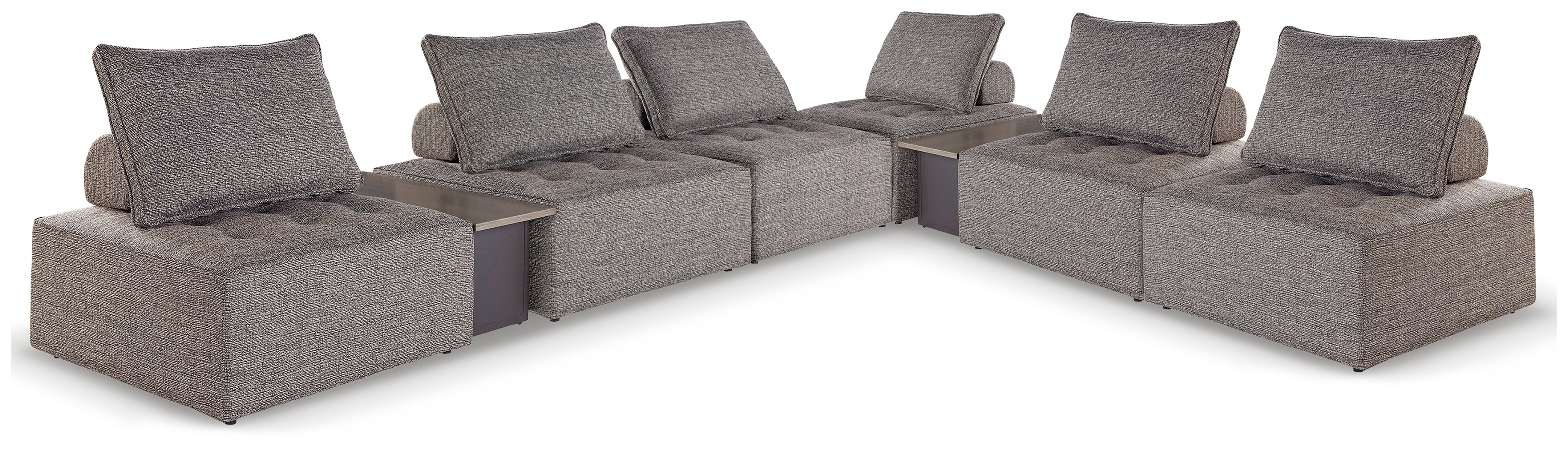 Best Deals Furniture - Ashley Furniture - Bree Zee 8-Piece Outdoor Modular Seating - 8-Piece Outdoor Modular Seating - P160P14