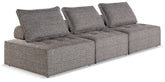 Best Deals Furniture - Ashley Furniture - Bree Zee 3-Piece Outdoor Modular Seating - 3-Piece Outdoor Modular Seating - P160P9