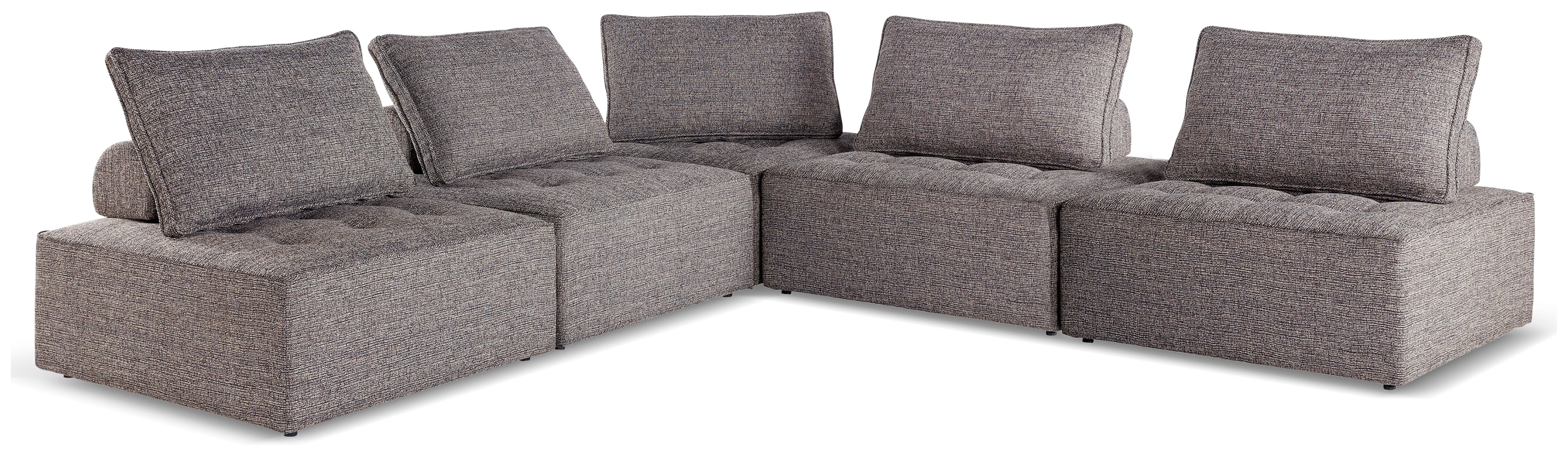 Best Deals Furniture - Ashley Furniture - Bree Zee 5-Piece Outdoor Modular Seating - 5-Piece Outdoor Modular Seating - P160P10