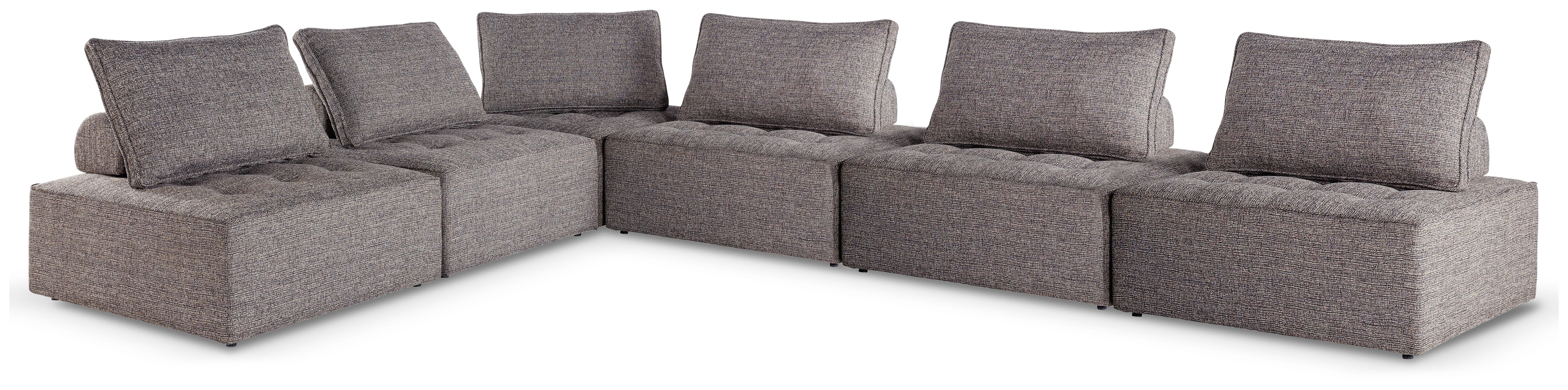 Best Deals Furniture - Ashley Furniture - Bree Zee 6-Piece Outdoor Modular Seating - 6-Piece Outdoor Modular Seating - P160P11