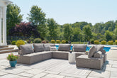 Best Deals Furniture - Ashley Furniture - Bree Zee 8-Piece Outdoor Sectional - 8-Piece Outdoor Sectional - P160P6