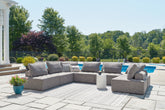 Best Deals Furniture - Ashley Furniture - Bree Zee 7-Piece Outdoor Sectional - 7-Piece Outdoor Sectional - P160P2