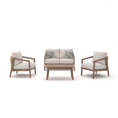 Nature Lane Outdoor Sofa/Chairs/Table (Set of 4)