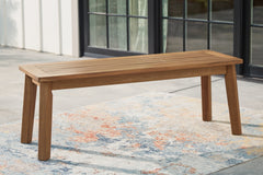 Best Deals Furniture - Ashley Furniture - Janiyah Outdoor Dining Bench - Bench - P407-600