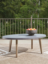 Best Deals Furniture - Ashley Furniture - Harmony Headlands Outdoor Coffee Table - Oval Cocktail Table - PCP428-701