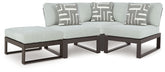 Best Deals Furniture - Ashley Furniture - Beachloft 4-Piece Outdoor Sectional - 4-Piece Outdoor Sectional - P490P7
