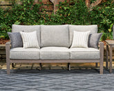 Best Deals Furniture - Ashley Furniture - Hillside Barn Outdoor Sofa with Cushion - Sofa with Cushion - P564-838