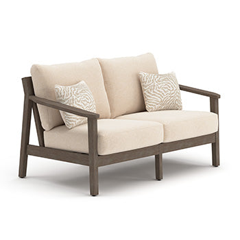 Best Deals Furniture - Ashley Furniture - Adams Lane Outdoor Loveseat - Loveseat w/Cushion - PCP602-835