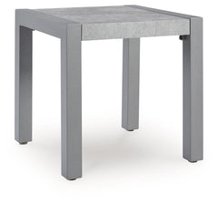 Best Deals Furniture - Ashley Furniture - Hurley Park Outdoor End Table - Square End Table / Gray - PCP695-702