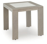 Best Deals Furniture - Ashley Furniture - Kimpton Isle Outdoor End Table - Square End Table / Brown - P704-702