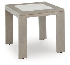 Best Deals Furniture - Ashley Furniture - Kimpton Isle Outdoor End Table - Square End Table / Brown - P704-702