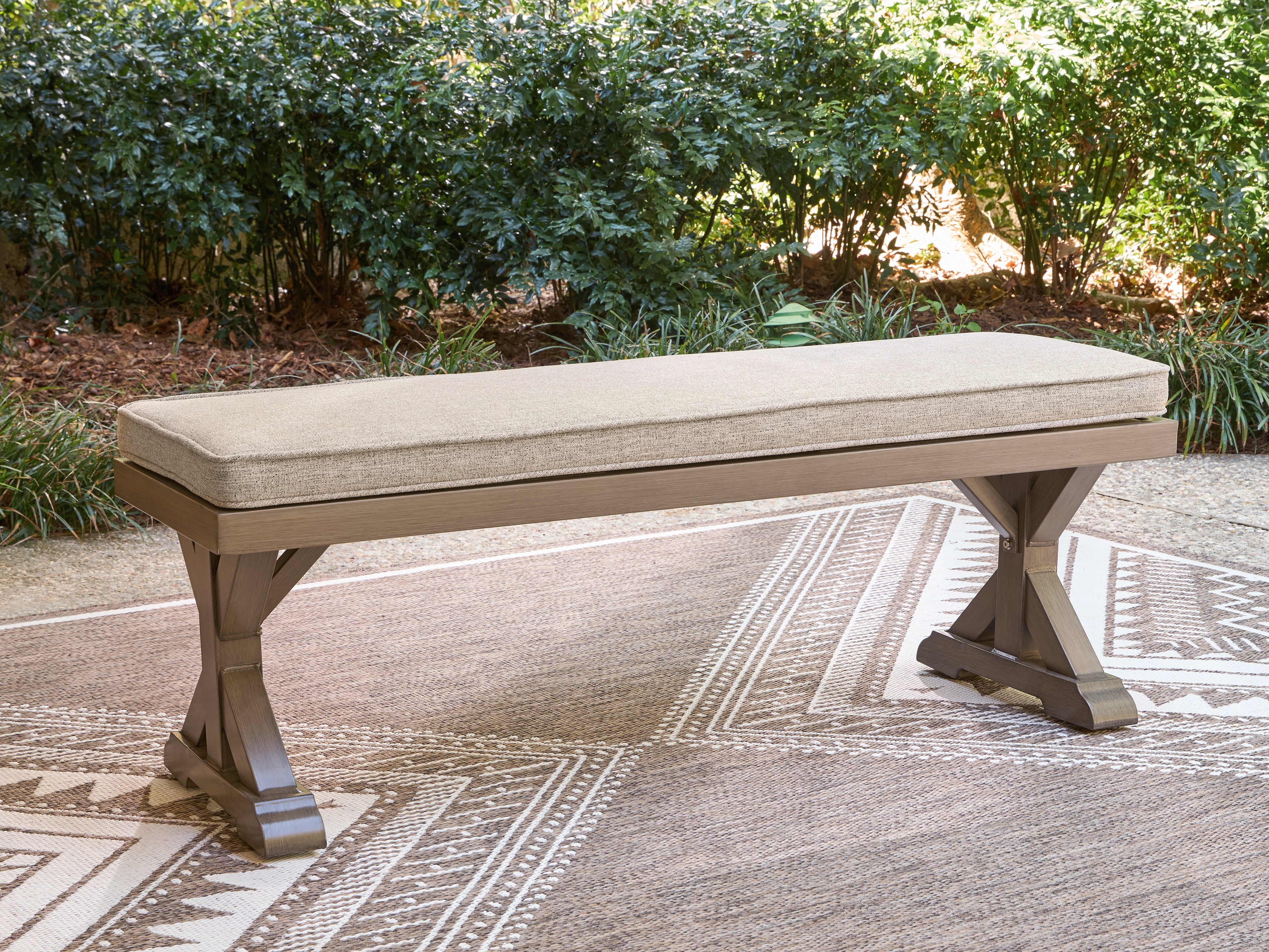 Best Deals Furniture - Ashley Furniture - Laguna Heights Bench with Cushion - Bench with Cushion - PCP790-600