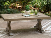 Best Deals Furniture - Ashley Furniture - Laguna Heights Outdoor Coffee Table - Rectangular Cocktail Table - PCP790-701