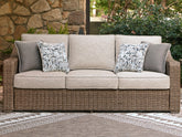 Best Deals Furniture - Ashley Furniture - Laguna Heights Outdoor Sofa with Cushion - Sofa with Cushion - PCP790-838