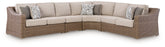 Best Deals Furniture - Ashley Furniture - Laguna Heights 4-Piece Outdoor Sectional - 4-Piece Outdoor Sectional - PCP790P2