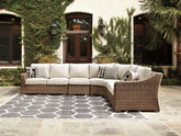 Best Deals Furniture - Ashley Furniture - Beachcroft 4-Piece Outdoor Seating Set - 4-Piece Outdoor Seating Set - P791P7