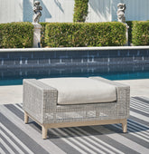 Best Deals Furniture - Ashley Furniture - Seton Creek Outdoor Ottoman with Cushion - Ottoman with Cushion - P798-814