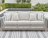 Best Deals Furniture - Ashley Furniture - Seton Creek Outdoor Sofa with Cushion - Sofa with Cushion - P798-838