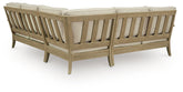 Best Deals Furniture - Ashley Furniture - Clare View 3-Piece Outdoor Sectional - 3-Piece Outdoor Sectional - P801P10