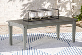 Best Deals Furniture - Ashley Furniture - Visola Outdoor Coffee Table - Rectangular Cocktail Table - P802-701