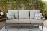 Best Deals Furniture - Ashley Furniture - Visola Outdoor Sofa with Cushion - Sofa with Cushion - P802-838