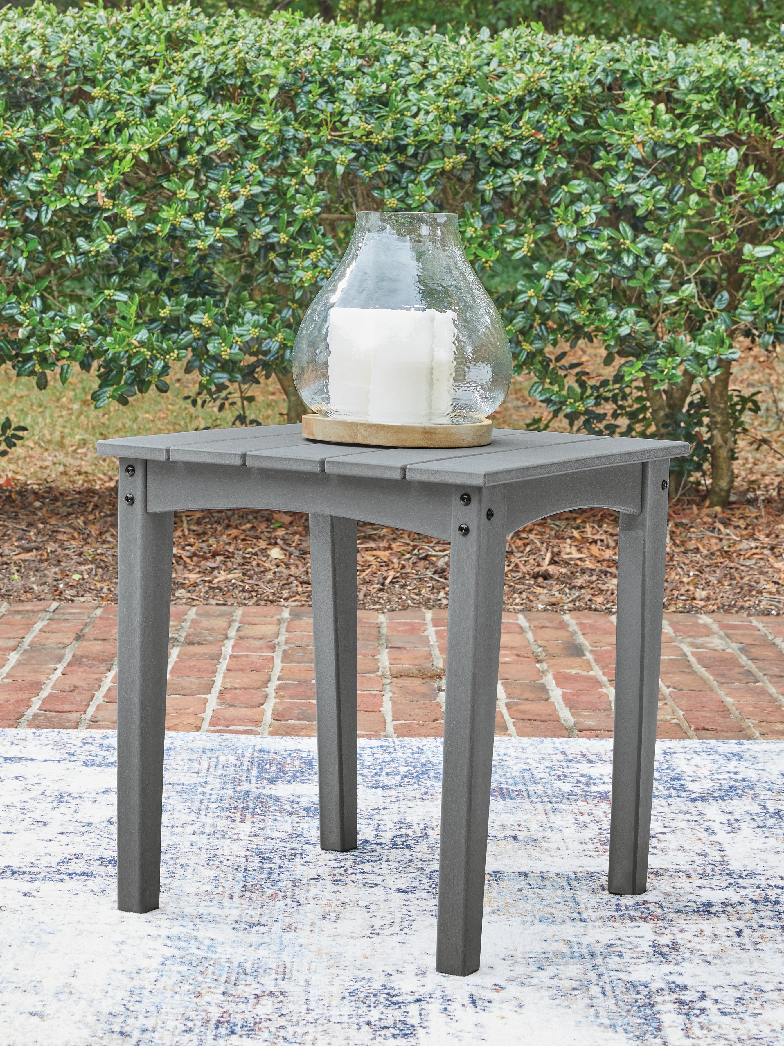 Best Deals Furniture - Ashley Furniture - Cove Beach Outdoor End Table - Square End Table - PCP803-702