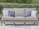 Best Deals Furniture - Ashley Furniture - Cove Beach Outdoor Sofa with Cushion - Sofa with Cushion - PCP803-838